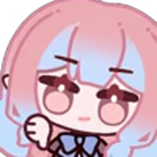 ⭐ Эмодзи «CUTE CHIBI GIRL» для Telegram