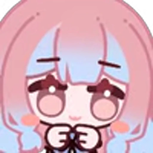⭐ Эмодзи «CUTE CHIBI GIRL» для Telegram