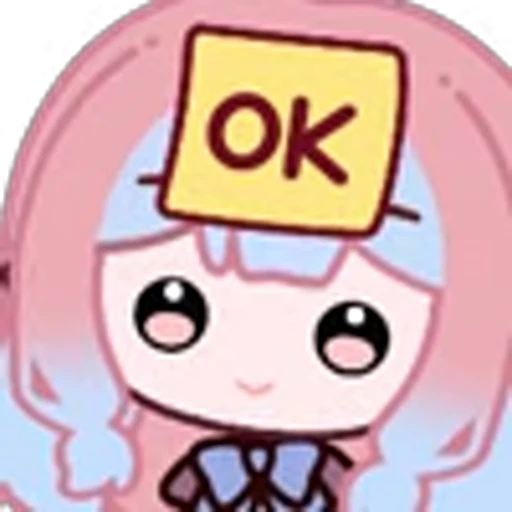 ⭐ Эмодзи «CUTE CHIBI GIRL» для Telegram