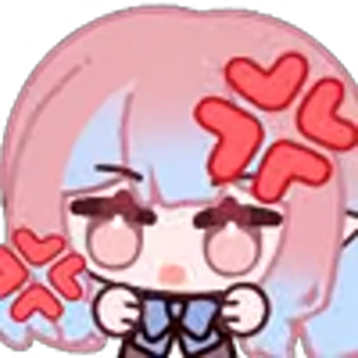 ⭐ Эмодзи «CUTE CHIBI GIRL» для Telegram