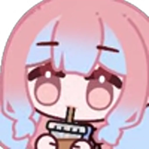 ⭐ Эмодзи «CUTE CHIBI GIRL» для Telegram