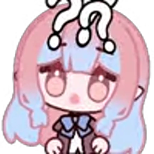 ⭐ Эмодзи «CUTE CHIBI GIRL» для Telegram