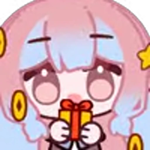 ⭐ Эмодзи «CUTE CHIBI GIRL» для Telegram