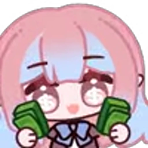 ⭐ Эмодзи «CUTE CHIBI GIRL» для Telegram