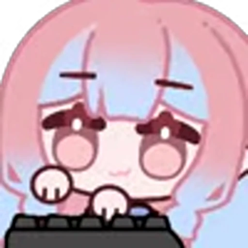 ⭐ Эмодзи «CUTE CHIBI GIRL» для Telegram