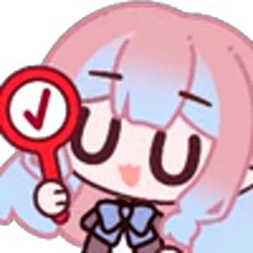 ⭐ Эмодзи «CUTE CHIBI GIRL» для Telegram