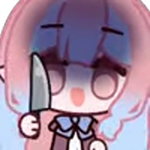 ⭐ Эмодзи «CUTE CHIBI GIRL» для Telegram