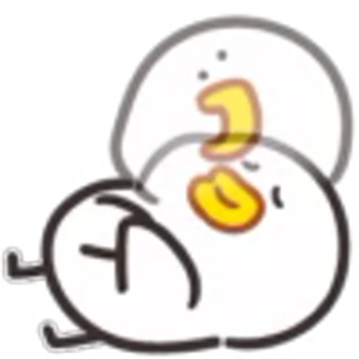 👻 Эмодзи «Cute Chick 2» для Telegram