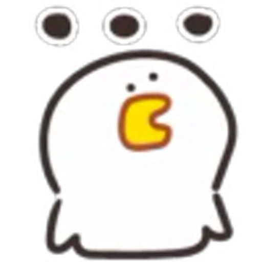 😑 Эмодзи «Cute Chick 2» для Telegram