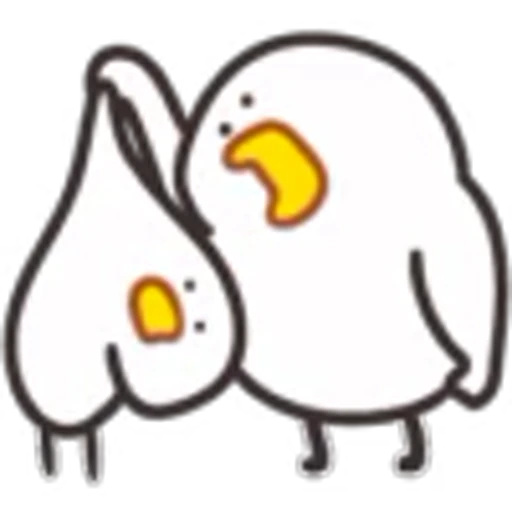 😡 Эмодзи «Cute Chick 2» для Telegram
