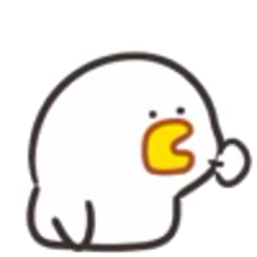😮‍💨 Эмодзи «Cute Chick 2» для Telegram