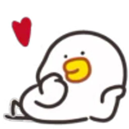 💕 Эмодзи «Cute Chick 2» для Telegram