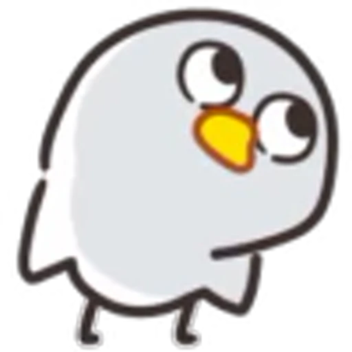 🙄 Эмодзи «Cute Chick 2» для Telegram
