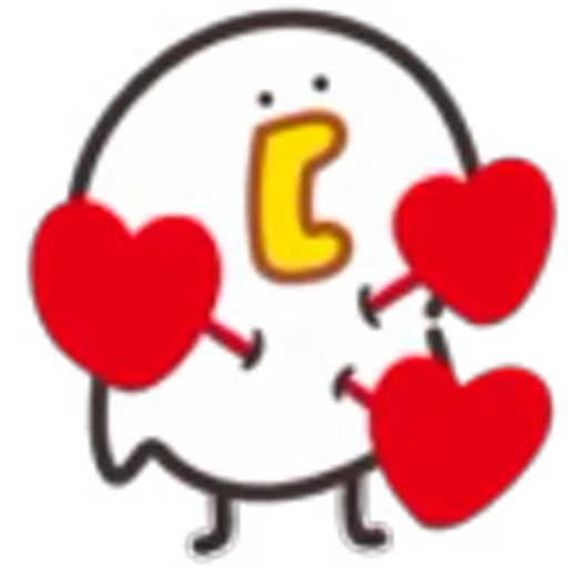 💘 Эмодзи «Cute Chick 2» для Telegram