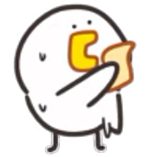 🥵 Эмодзи «Cute Chick 2» для Telegram