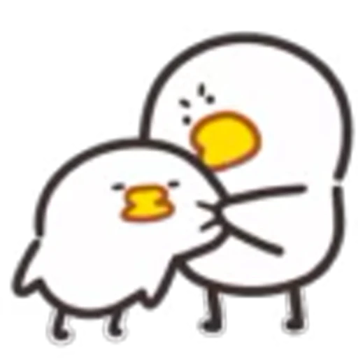 😡 Эмодзи «Cute Chick 2» для Telegram