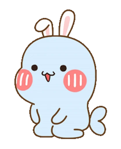 🐰 Стикер «Cute Chub» для Telegram