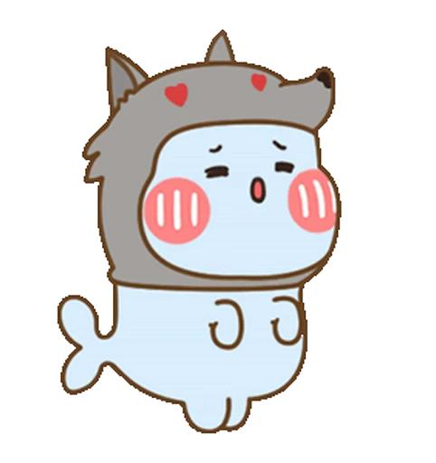 🐺 Стикер «Cute Chub» для Telegram