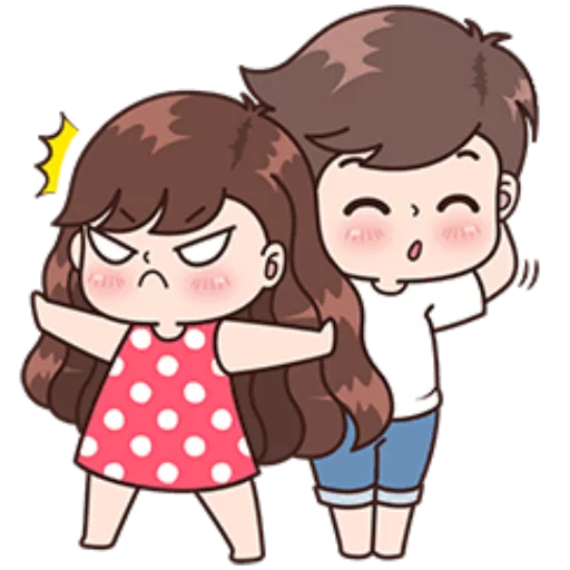 😡 Стикер «Cute Couples» для Telegram