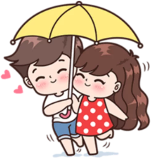 Стикерпак Cute Couples для Telegram