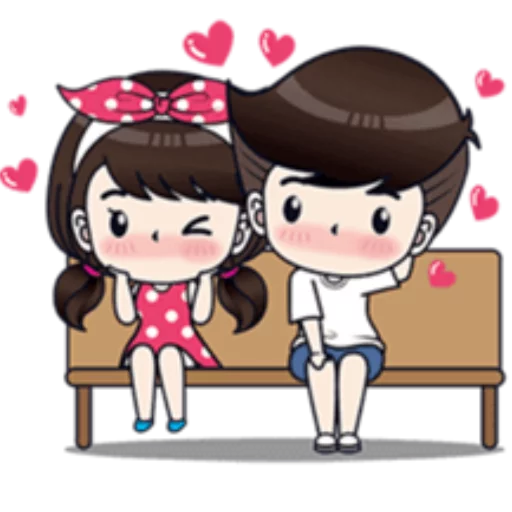 😍 Стикер «Cute Couples» для Telegram