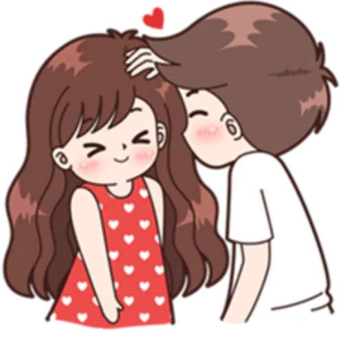 ❤ Стикер «Cute Couples» для Telegram