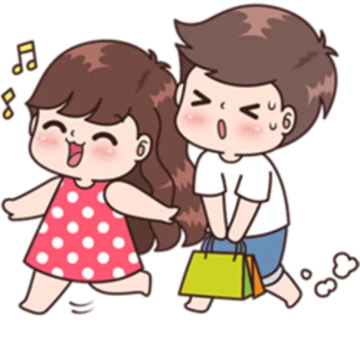 😄 Стикер «Cute Couples» для Telegram