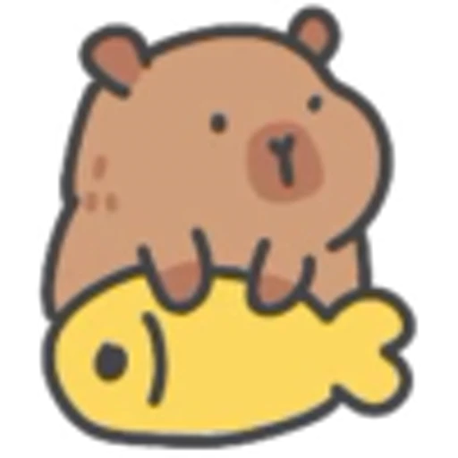 🐟 Эмодзи «Capybara» для Telegram