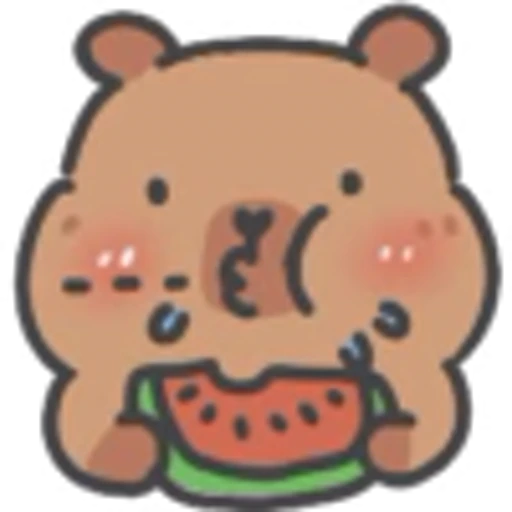 🍉 Эмодзи «Capybara» для Telegram