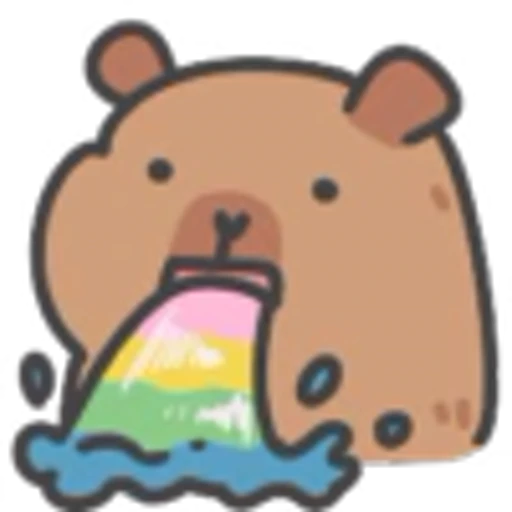 🌈 Эмодзи «Capybara» для Telegram