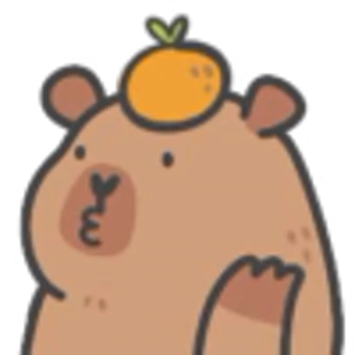 🍊 Эмодзи «Capybara» для Telegram