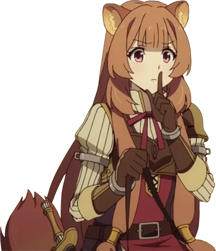 🤐 Стикер «Raphtalia Pack (Tate no Yuusha no Nariagari)» для Telegram