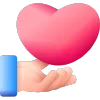❤️ Эмодзи «3D рандом» для Telegram
