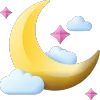 🌙 Эмодзи «3D рандом» для Telegram