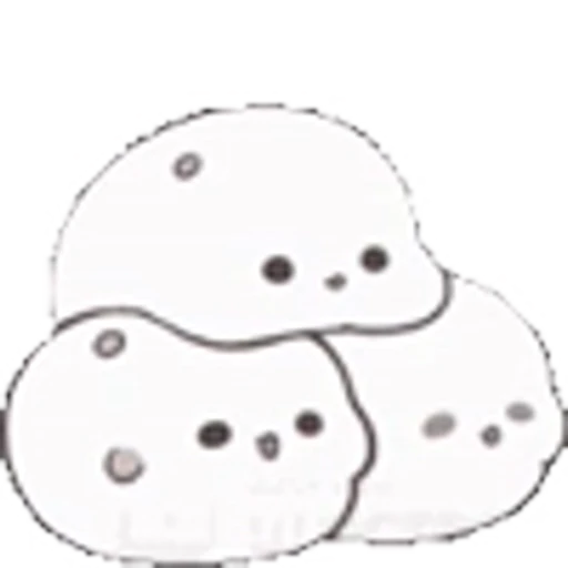 Стикерпак cute blob для Telegram