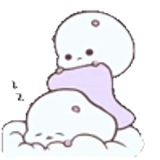 😴 Эмодзи «cute blob» для Telegram
