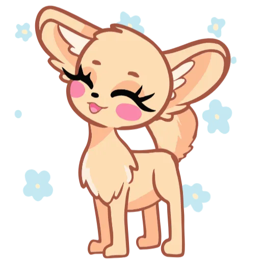 😊 Стикер «Фенек» для Telegram