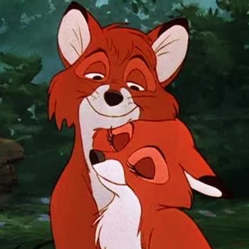🥰 Стикер «cute foxes» для Telegram