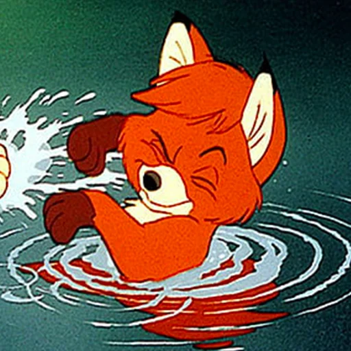 💦 Стикер «cute foxes» для Telegram