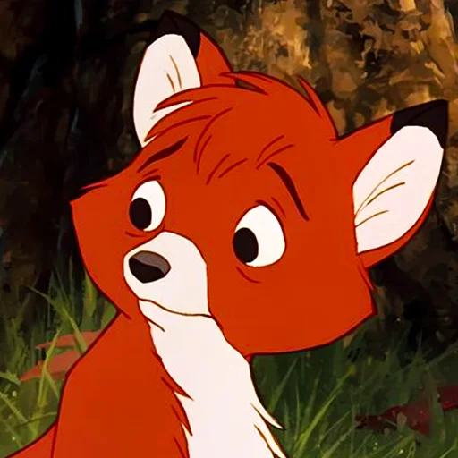😕 Стикер «cute foxes» для Telegram