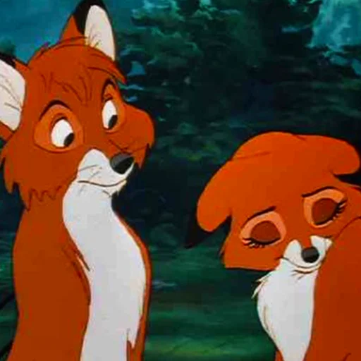 🥰 Стикер «cute foxes» для Telegram