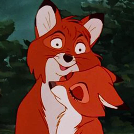 🥰 Стикер «cute foxes» для Telegram