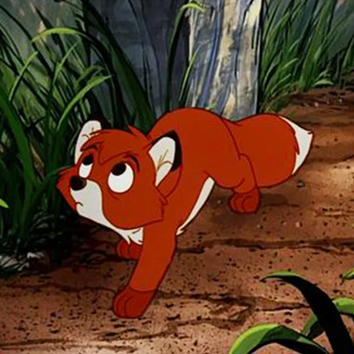 🙄 Стикер «cute foxes» для Telegram