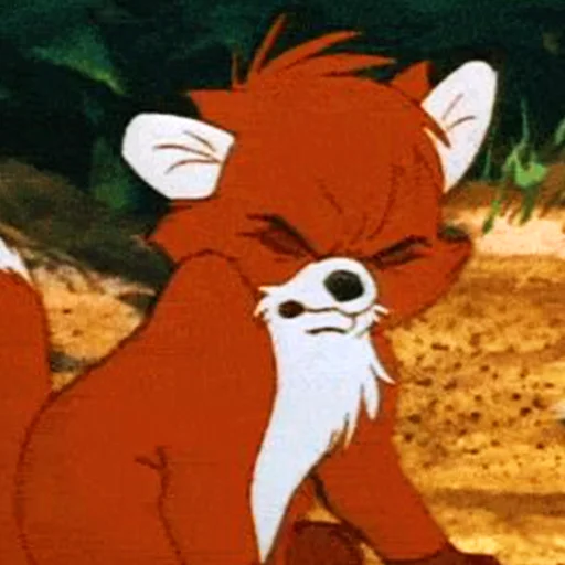 😖 Стикер «cute foxes» для Telegram