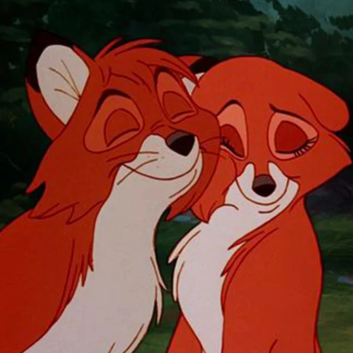 Стикерпак cute foxes для Telegram