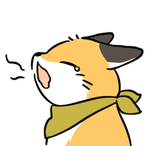 🥱 Стикер «cute fox» для Telegram