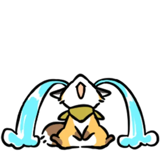 😭 Стикер «cute fox» для Telegram