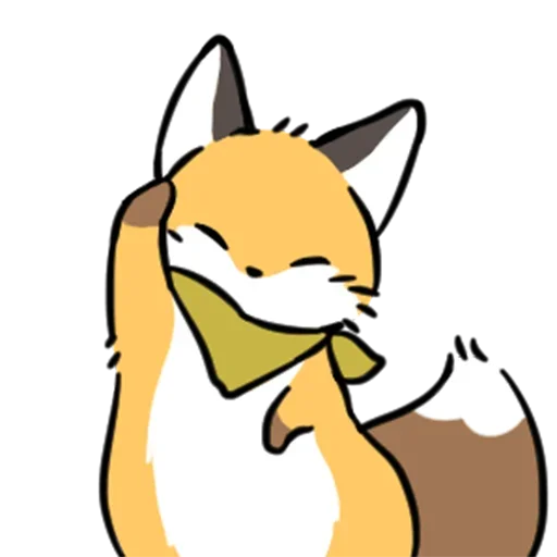🫡 Стикер «cute fox» для Telegram