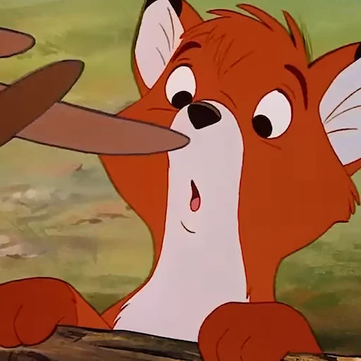 🦊 Стикер «cute Tod» для Telegram