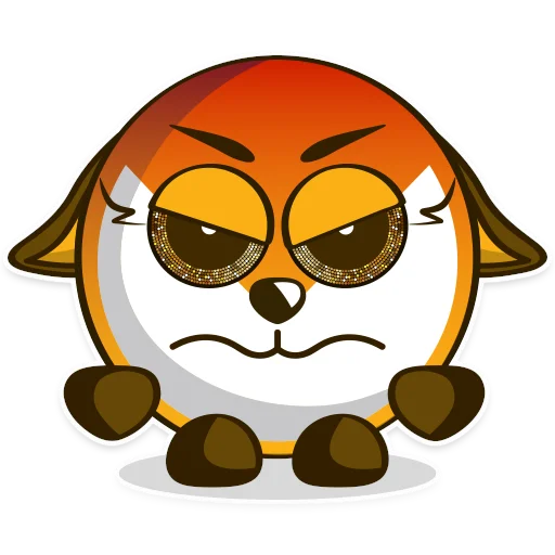 😡 Стикер «Foxy» для Telegram